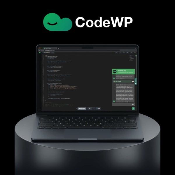CodeWP AI kód generátor
